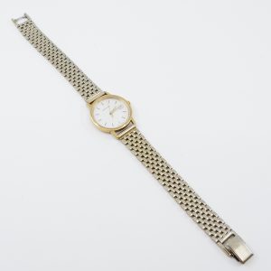 Armbandsur Certina Guld 18K Boett 24mm Quartz Längd 20,5cm stållänk går ej, graverad