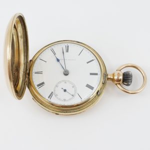 Fickur American Watch CO Guld/Stål 1st Framboett 53mm i Guld 14K Manuell Längd 8cm graverad/går ej