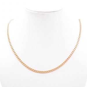 Halskedja manglad Pansar Guld 18K 11,3g Längd 53cm Bredd 3mm