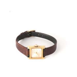Armbandsur Bucherer Stål läderarband
