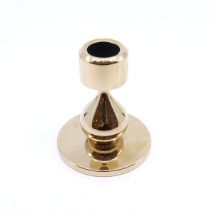 Ljusstake Design Asmussen Danmark 24K guldplätering höjd: 8cm