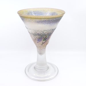 Pokal/vas, Boda, Bertil Vallien, konstglas, signerad, numrerad 5978, höjd ca 28cm, bredd ca 20cm