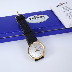 Armbandsur Tissot Guld/Stål 18K Quartz Datum Safirglas Längd 17-20,5cm Boett 34mm Ref: H674330