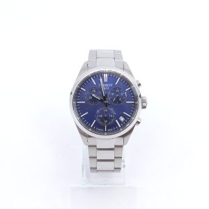 Armbandsur Tissot Stål Quartz Ø40mm Datum Kronograf Refnr. T150417A Stållänk 17,5cm Fjärillslås