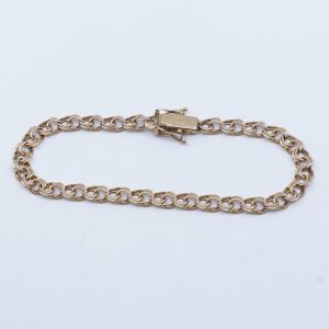 Armband Bismarck Guld 18K 9,3g Längd 20cm Bredd 5mm, defekt lås