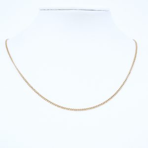 Halskedja Pansar Guld 18K 3g Längd 56cm Bredd 1,4mm