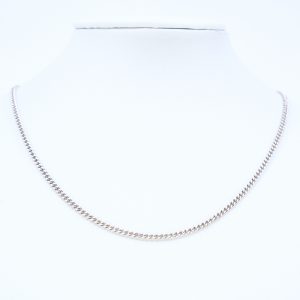Halskedja Pansar Silver S925 5,6g Längd 50,5cm Bredd 2mm