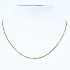 Halskedja Pansar Guld 18K 3,3g Längd 39,7cm Bredd 1,5mm