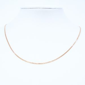 Halskedja Pansar Guld 18K 2,4g Längd 42cm Bredd 1,2mm
