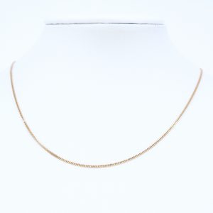 Halskedja Pansar Guld 18K 1,7g Längd 40,3cm Bredd 1mm