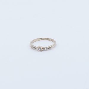 Ring Guld 14K 1,2g Ø15,25 med stenar
