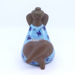 Figurin Stengods Gustavsberg Emma ur serien ABC-flickor Design Lisa Larson