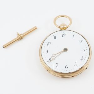 Fickur Okänt Stål/Guld 18K 1st Boett 50mm Manuell (Går ej) med urverksdragare Brv: 101,9g